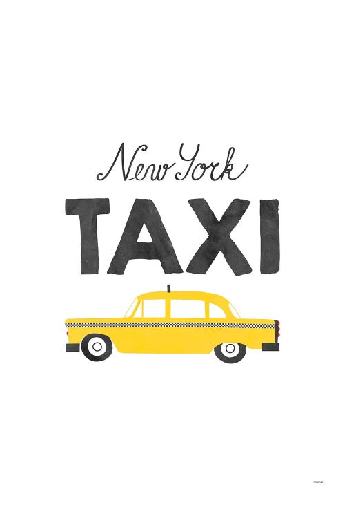 New York Taxi by TomasDesign wall art
