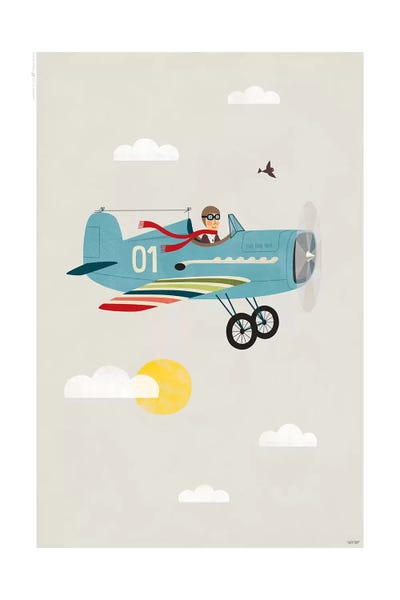 Kids Transportation Art: Plane by TomasDesign