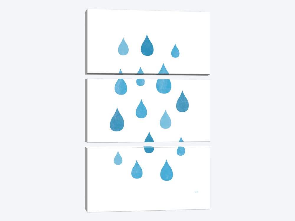 Rain by TomasDesign 3-piece Canvas Print