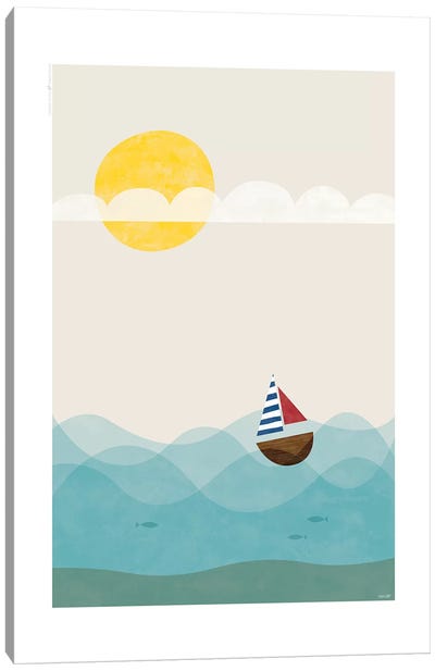 Sea Canvas Art Print - Sailboats