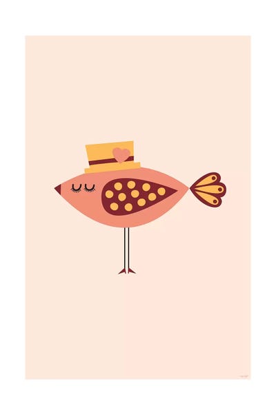 Bird (Orange) by TomasDesign multi panel art