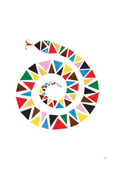 Mid-Century Modern Animals: Snake Colour by TomasDesign