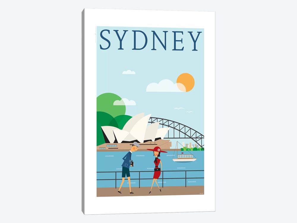 Sydney by TomasDesign 1-piece Canvas Art Print