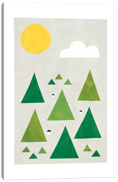 The Forest III Canvas Art Print - Scandinavian Décor