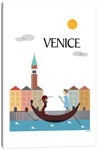 Venice Canvas Art Print - TomasDesign