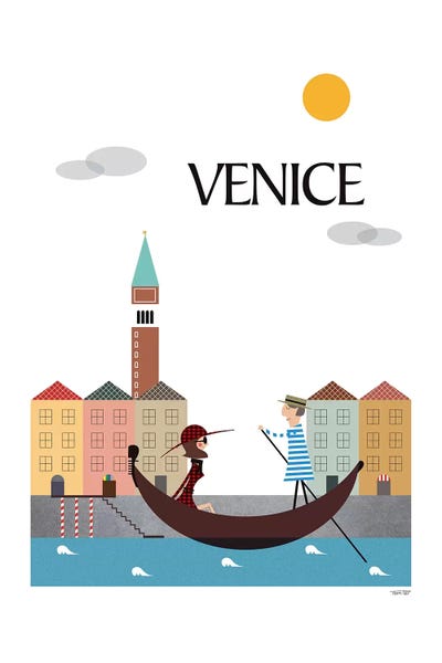 Kids Transportation Art: Venice by TomasDesign