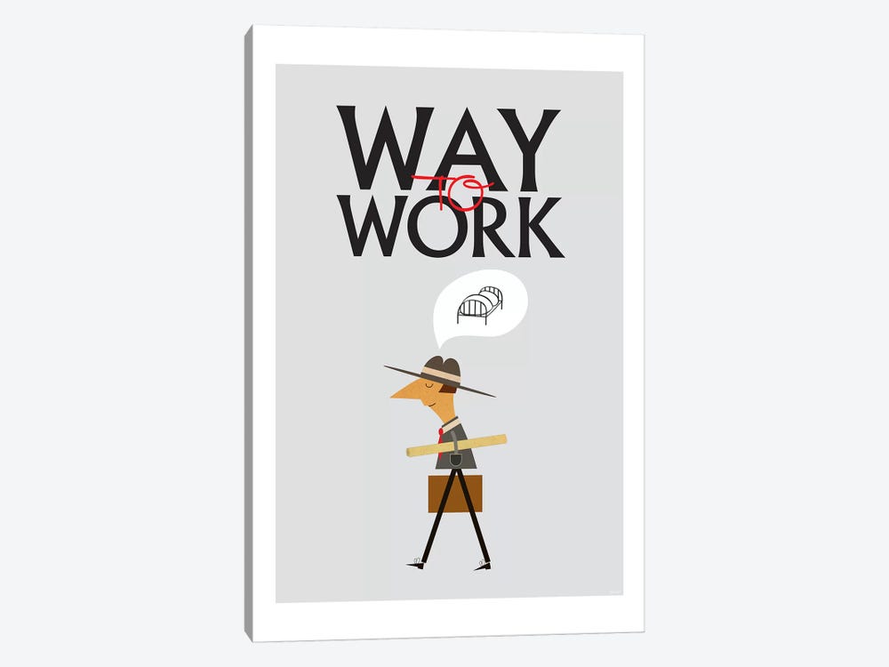 Way To Work by TomasDesign 1-piece Art Print