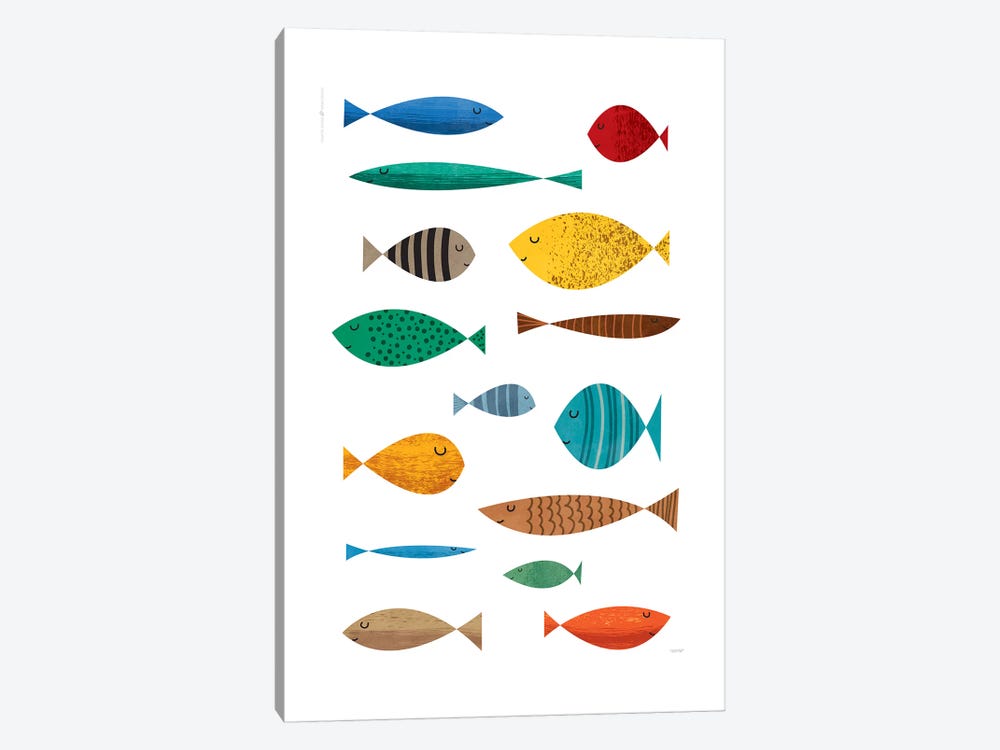 Fish by TomasDesign 1-piece Canvas Print