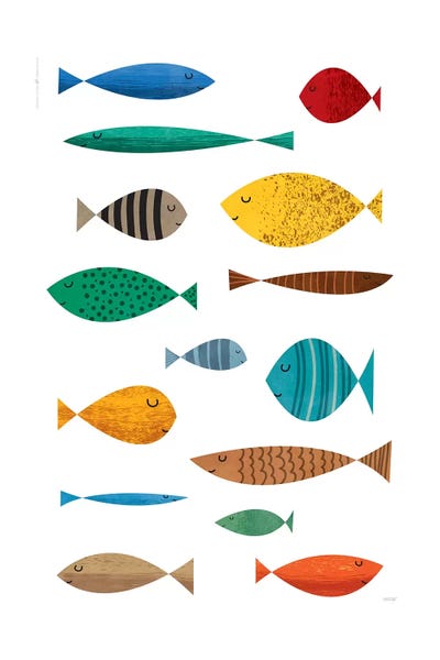 Kids Ocean Life Art: Fish by TomasDesign