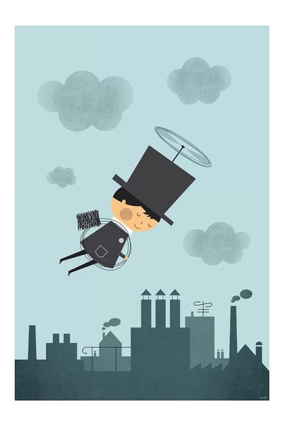 Kominíček Modrý by TomasDesign multi panel art