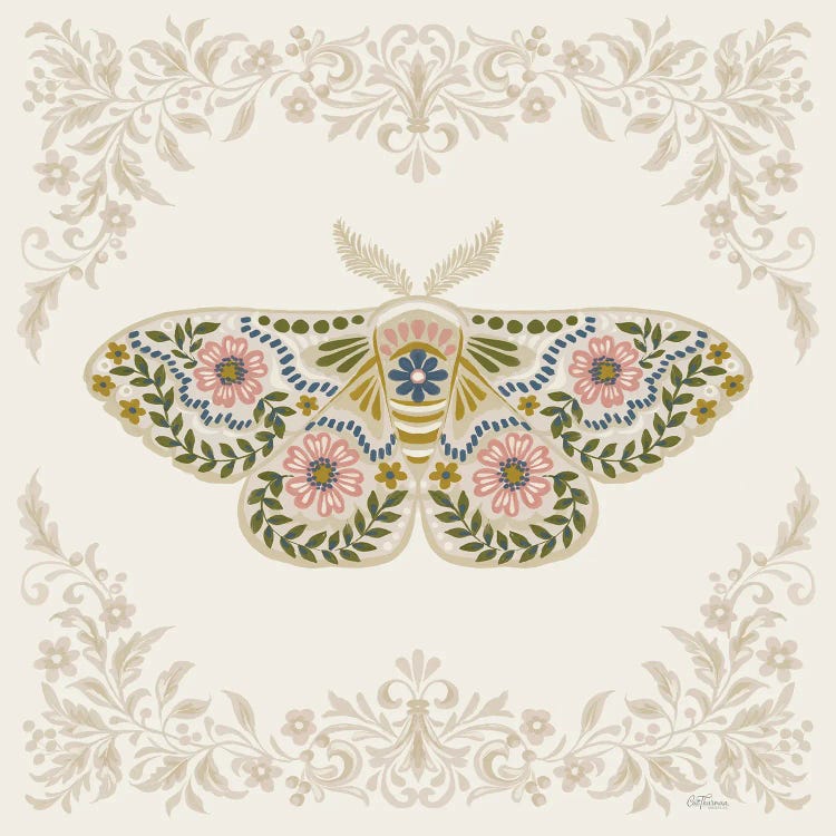 Folkloric Moth II by Cat Thurman Designs wall art