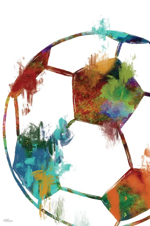 Soccer Splash by Cat Thurman Designs wall art
