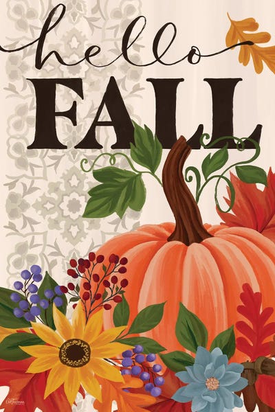 Pumpkins: Thankful Grateful Blessed by Cat Thurman Designs