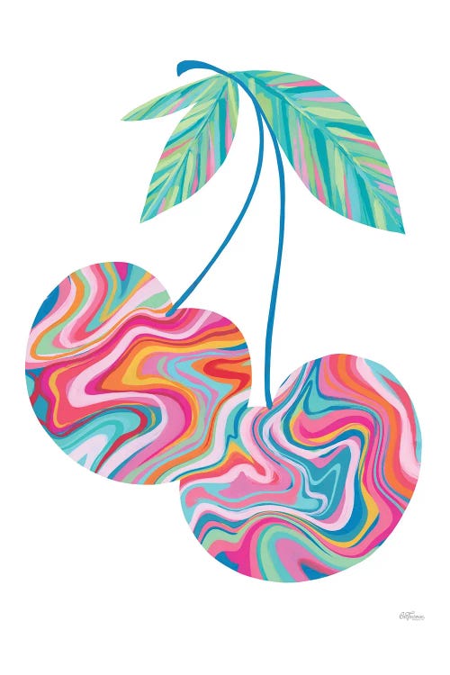 Pop Cherries by Cat Thurman Designs wall art
