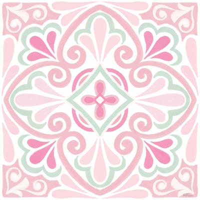 Canvas Print: Pink Tile by Cat Thurman Designs - thumbnail