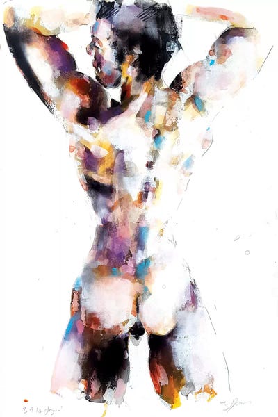 Bathroom Nudes: Figure 3-4-18 by Thomas Donaldson