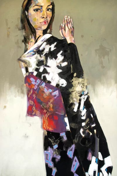 Thomas Donaldson: Figure In Black Kimono 1-14-20 by Thomas Donaldson