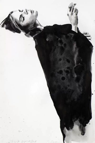 Thomas Donaldson: Figure With Black 6-23-14 by Thomas Donaldson