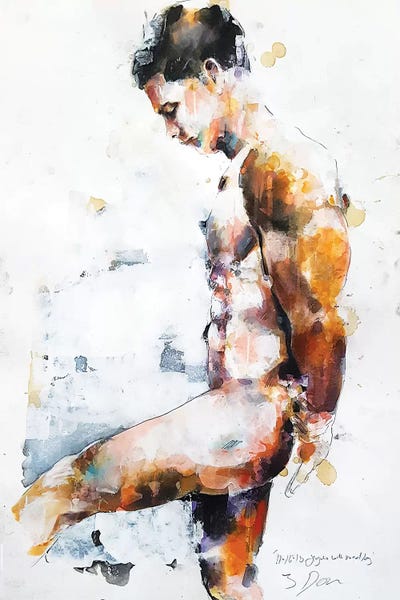 Thomas Donaldson: Figure With Raised Leg 11-16-18 by Thomas Donaldson