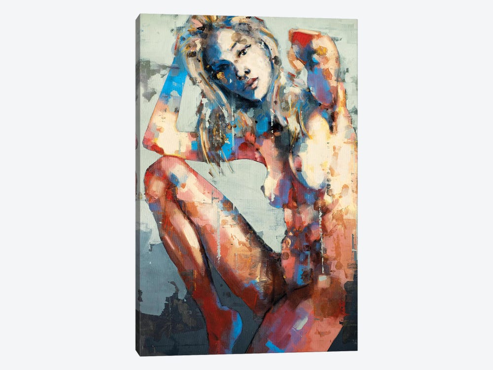 Figure With Raised Leg 2-16-20 1-piece Canvas Art