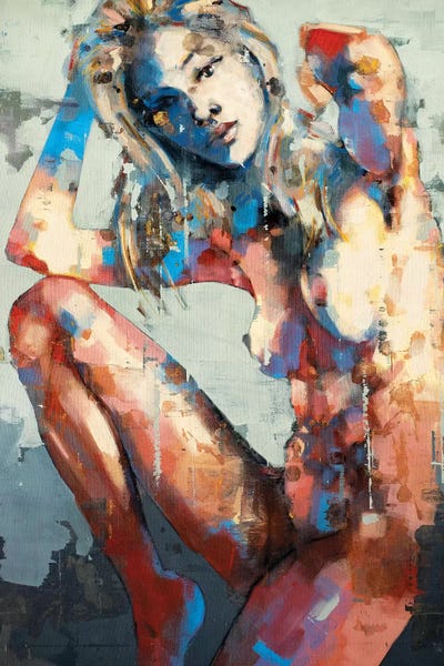 Thomas Donaldson: Figure With Raised Leg 2-16-20 by Thomas Donaldson