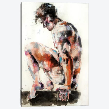 Male Figure 10-14-19 Canvas Print #TDO38} by Thomas Donaldson Canvas Wall Art