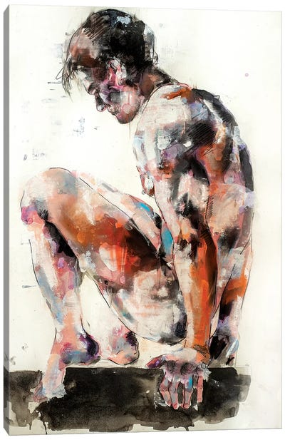 Male Figure 10-14-19 Canvas Art Print - Thomas Donaldson