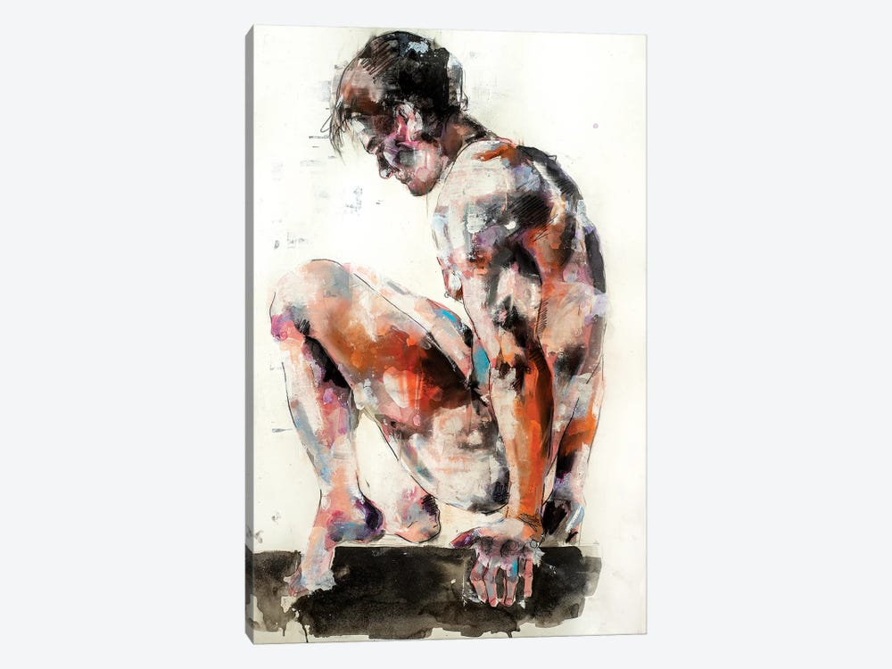 Male Figure 10-14-19 by Thomas Donaldson 1-piece Canvas Art Print