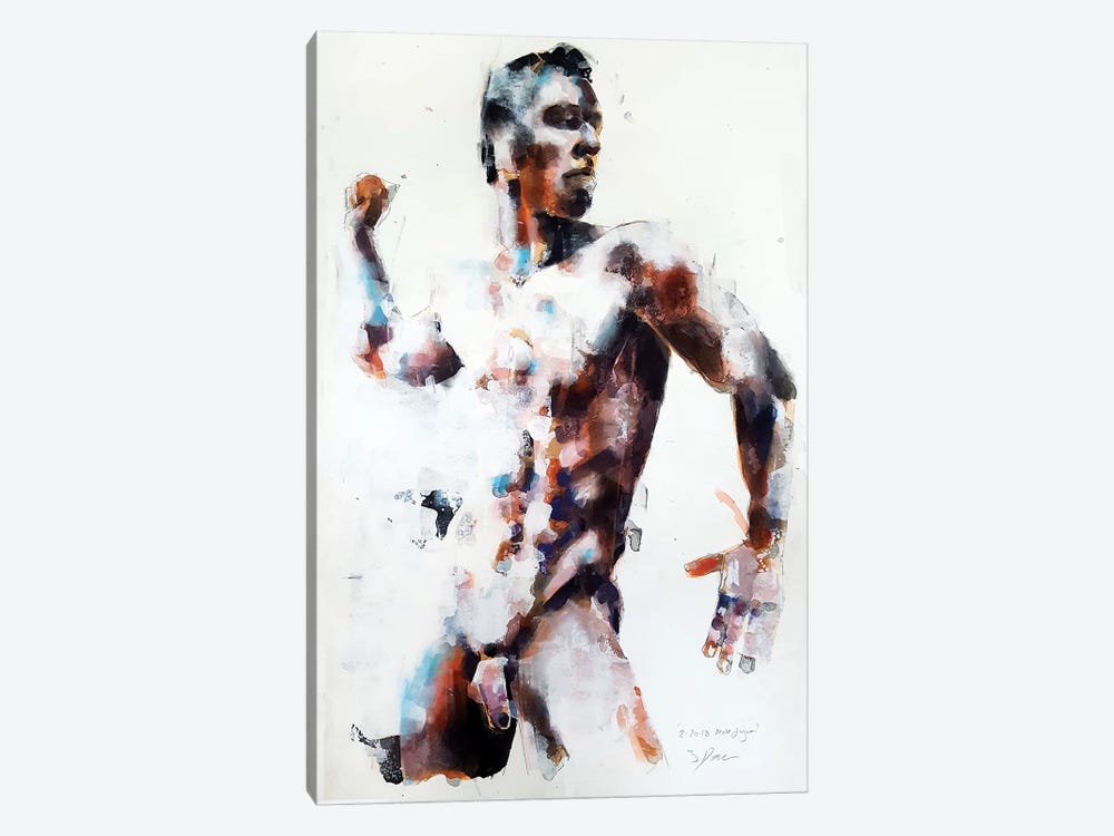 Male Figure 2-20-18 by Thomas Donaldson 1-piece Canvas Artwork