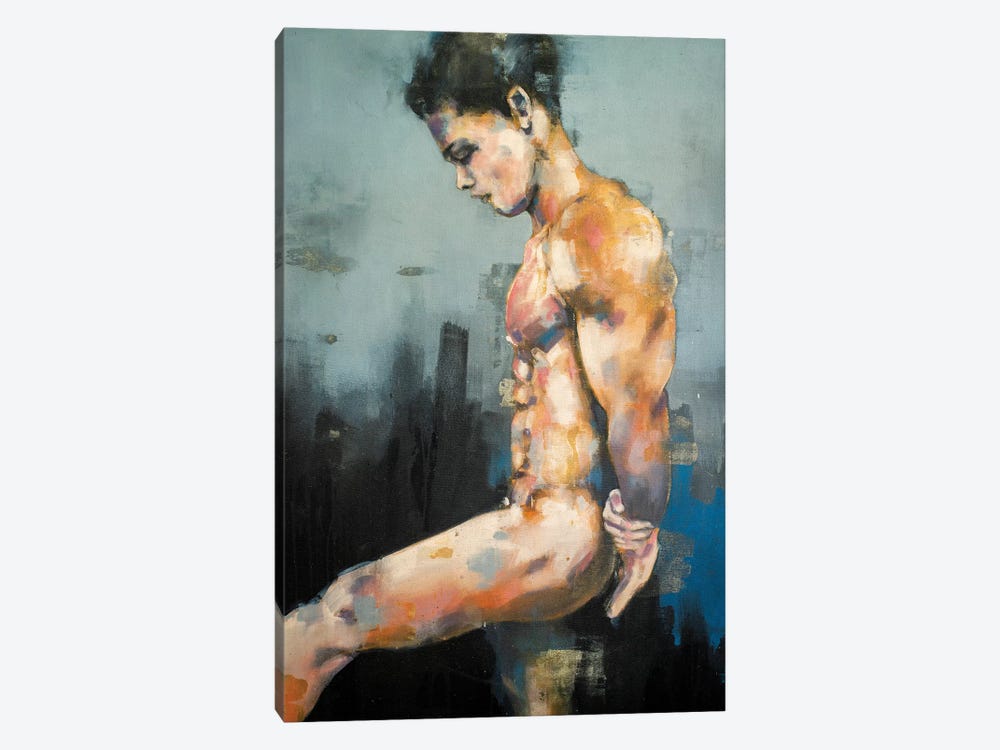 Standing Figure 11-10-19 by Thomas Donaldson 1-piece Canvas Wall Art