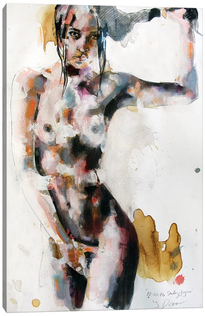 Standing Figure 12-10-18 Canvas Art Print - Thomas Donaldson