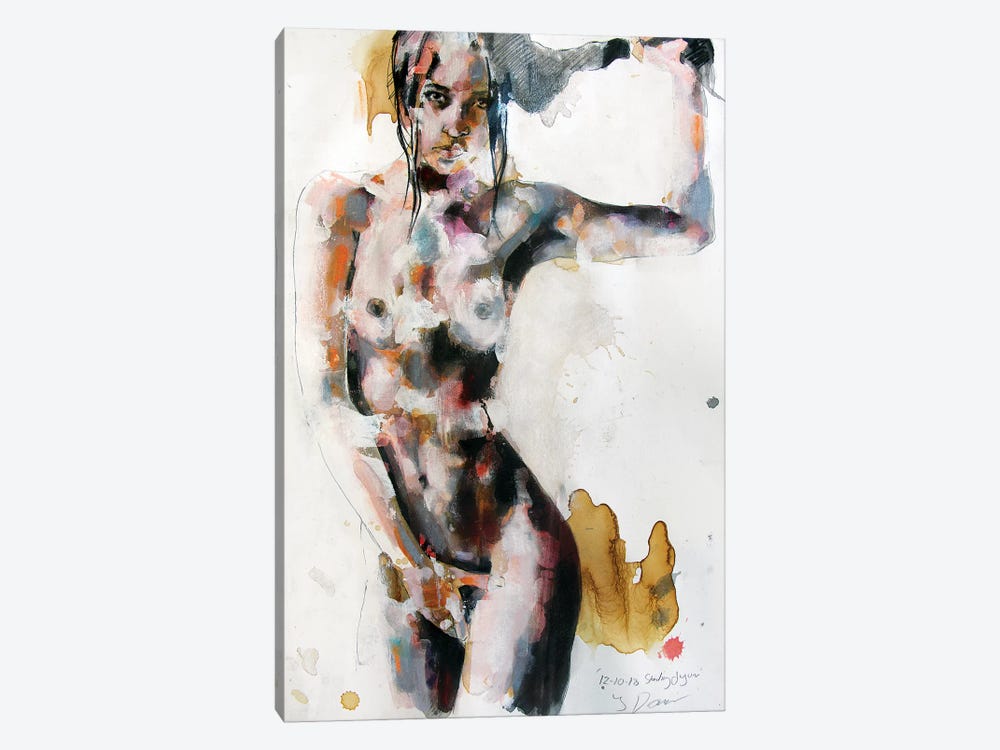 Standing Figure 12-10-18 by Thomas Donaldson 1-piece Canvas Artwork