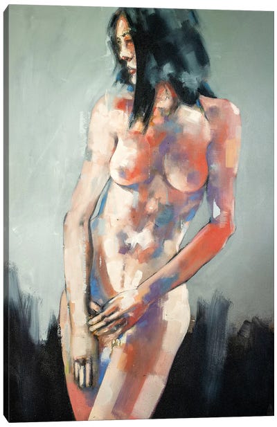Standing Figure 9-10-19 Canvas Art Print - Thomas Donaldson