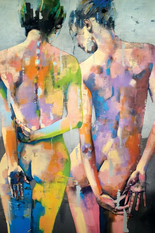 Two Female Figures 1-7-20 by Thomas Donaldson wall art