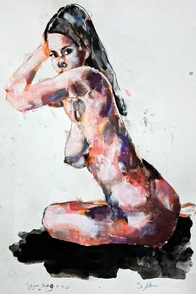 Figure Study 11-7-20 by Thomas Donaldson canvas print