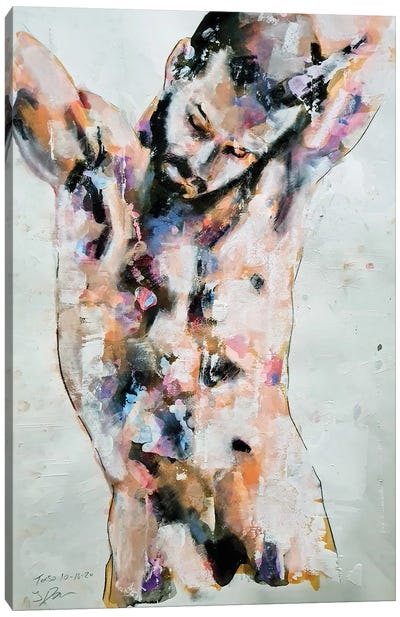 Torso 10-16-20 Canvas Art Print - Male Nude Art