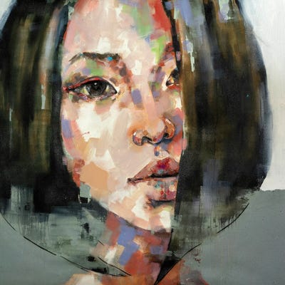 Head Study 4-10-20 by Thomas Donaldson canvas print