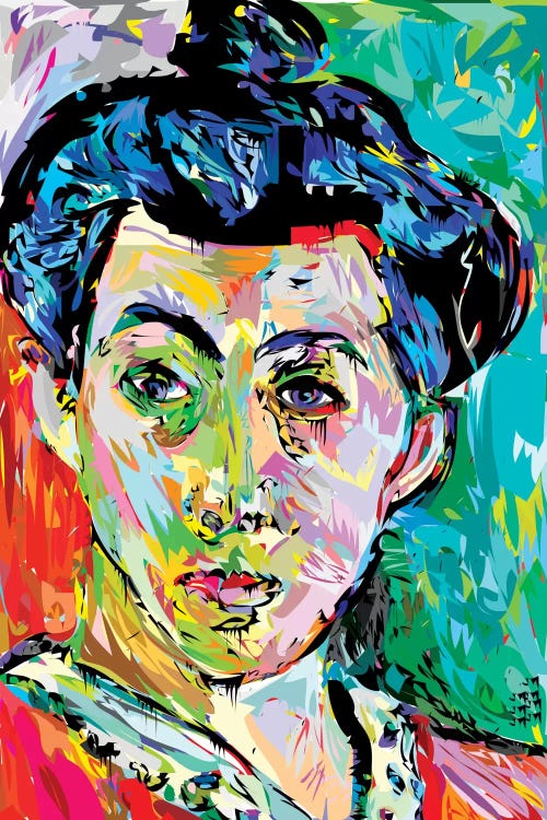 Madame M. (Homage To Henri Matisse) by TECHNODROME1 wall art