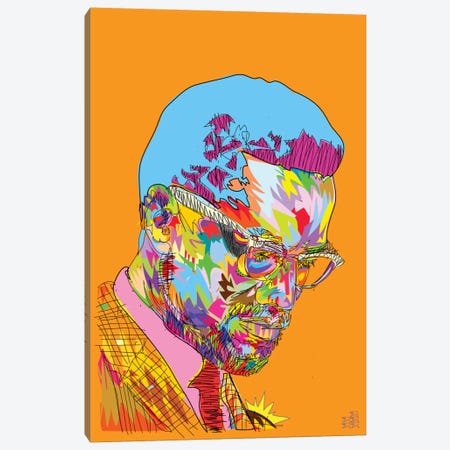 Malcolm X Canvas Print #TDR103} by TECHNODROME1 Canvas Art Print