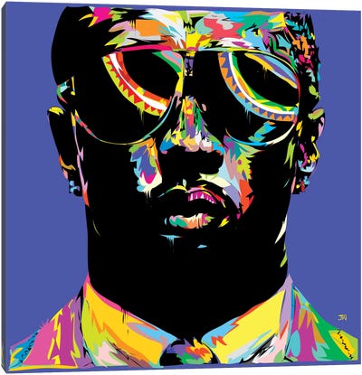 P. Diddy Canvas Art Print - Rap & Hip-Hop Art