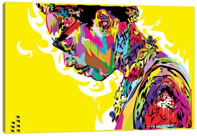 Wiz Canvas Art Print - Wiz Khalifa