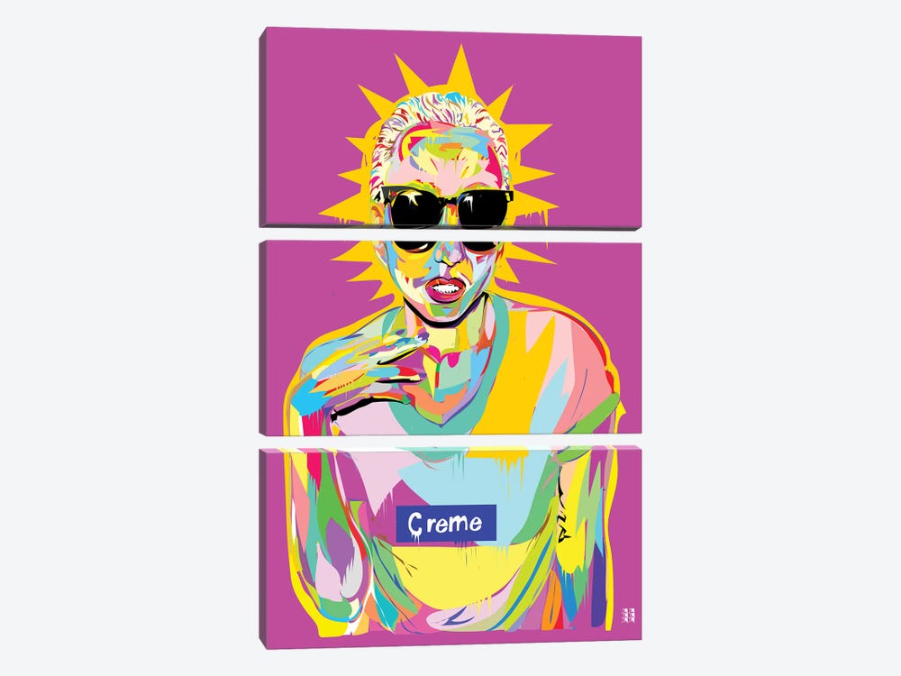 Gaga by TECHNODROME1 3-piece Canvas Print