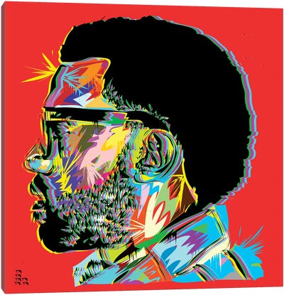 Kanye West I Canvas Art Print - 3-Piece Pop Art