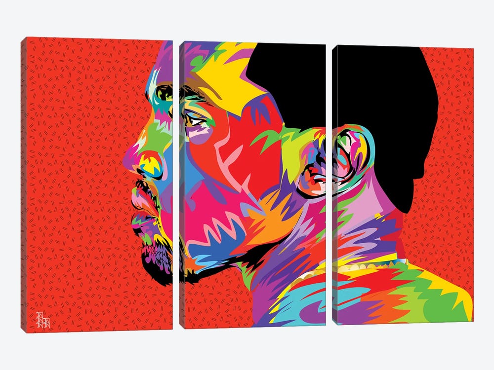 Kanye West II by TECHNODROME1 3-piece Canvas Art