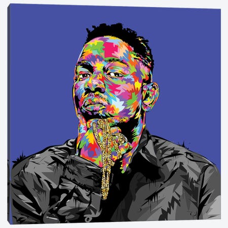 Kendrick I Canvas Print #TDR122} by TECHNODROME1 Canvas Print