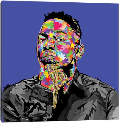 Kendrick I Canvas Art Print - 90s-00s Collection