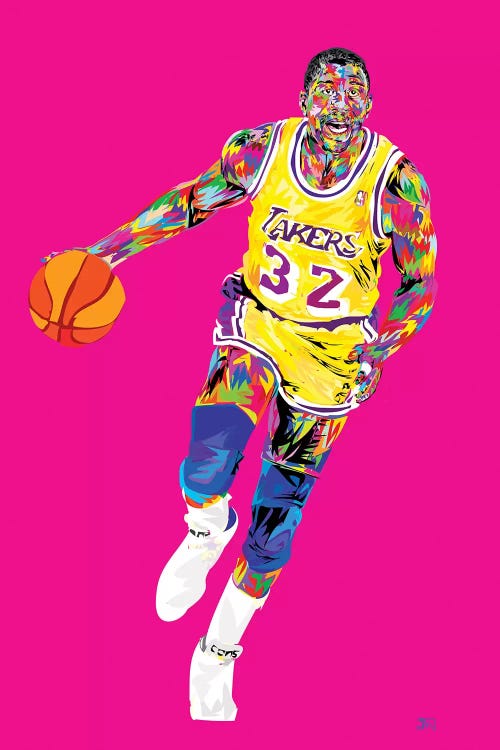 Magic Johnson by TECHNODROME1 wall art