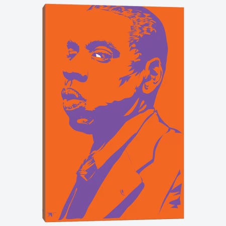 Jay-Z Lizardman Canvas Print #TDR134} by TECHNODROME1 Canvas Print
