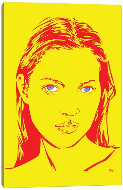 Kate Moss Canvas Art Print - TECHNODROME1