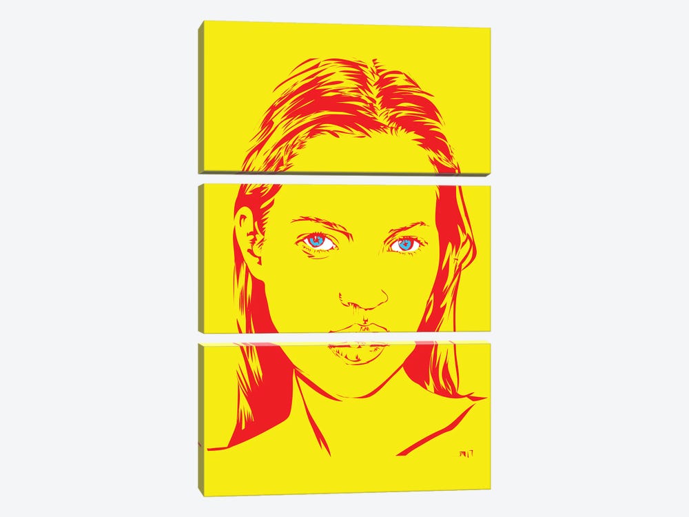 Kate Moss by TECHNODROME1 3-piece Canvas Art Print